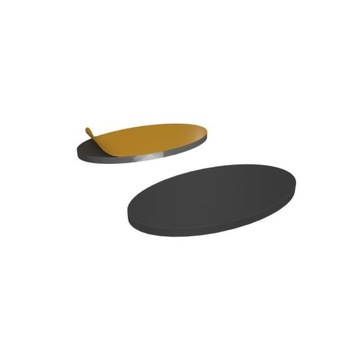 Naklejki magnetyczne - podstawki wklęsłe 75x42mm