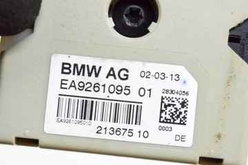 BMW 6 COUPE F13 640D ZESILOVAČ ANTÉNNÍ 9261095 28304056 3.0 DIESEL 230KW