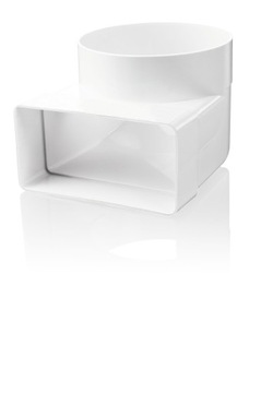 kolano łączne z przedłużeniem 122x60 mm/ fi 100