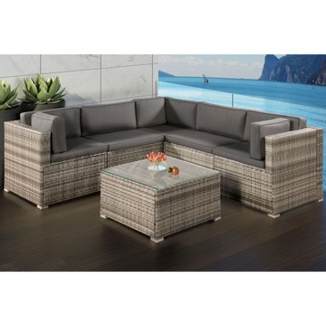 852 МЕБЕЛЬ ИЗ РОТАНГА УГЛОВОЙ ДИВАН САДОВЫЙ РОТАНГ В РАССРОЧКУ