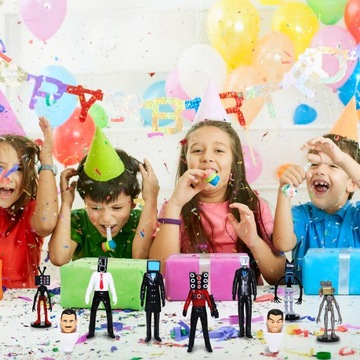 SKIBIDI ТУАЛЕТНЫЙ МУЖЧИНА ФИГУРКИ 9шт ТИТАН ТВ ЧЕЛОВЕК КАМЕРИКА ТУАЛЕТНАЯ ФИГУРКА