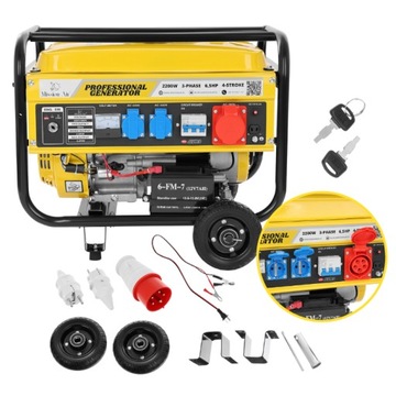 AGREGAT PRĄDOTWÓRCZY 3fazy 230/380 2200W 6,5KM AVR
