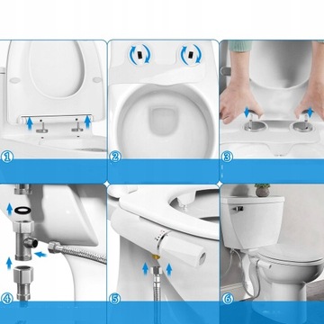 Санитарное БИДЕ Крышка для унитаза Унитаз от геморроя 2 режима насадки