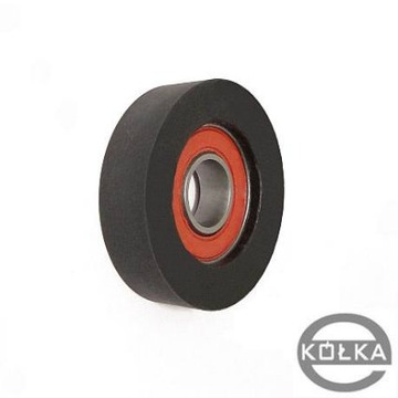 Rolka 28 mm DOCISKOWA poliuretanowa, łożysko 608