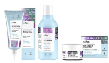 SO!FLOW ZESTAW HUMEKTANTOWY WCIERKA 100ml + SZAMPOM 400ml + MASEŁKO 15ml