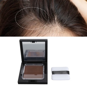 Прессованная пудра для теней для волос Белая пудра для временного нанесения KW.