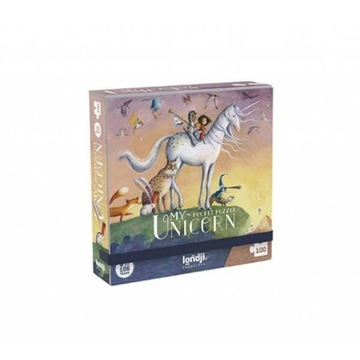 Kieszonkowe puzzle dla dzieci 100 szt, MÓJ JEDNORO