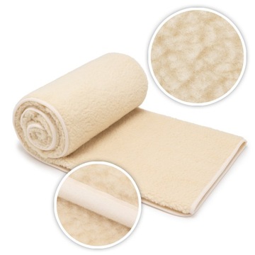 KOC WEŁNIANY 200x200 WEŁNA 100% MERYNOS AUSTRALIJS