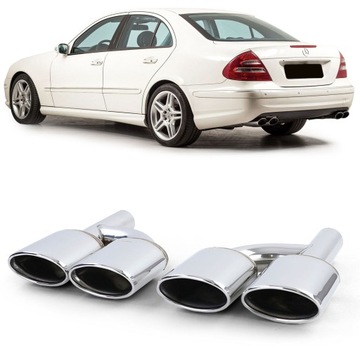 KOŃCÓWKI WYDECHU WYDECH TŁUMIK MERCEDES CLK W209