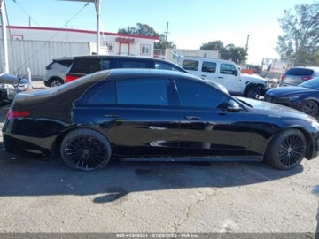 Mercedes 2023 Mercedes-Benz Klasa S 2023r., 580 4Matic, od ubezpieczalni 4.0 Benzyna, zdjęcie 7