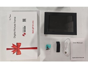 Цифровая фоторамка FRAMEO Wi-Fi, высококачественная панель 10,1 дюйма, 32 ГБ