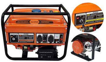 Agregat prądotwórczy generator prądu Kiano 7km AVR 3000W miedziany stojan