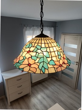 Lampa wisząca Tiffany Flower Basket 40 cm