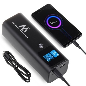 Powerbank 24600mAh 140W USB-C PD szybkie ładowanie Quick Charge Fast Charge