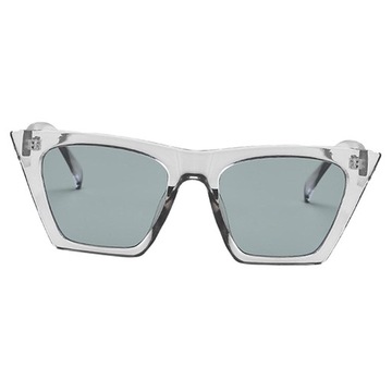 Damskie męskie lustrzane okulary przeciwsłoneczne 400 srebrne
