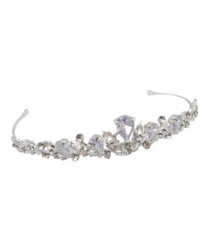 Tiara, diadem, korona srebrna, 2,5cm