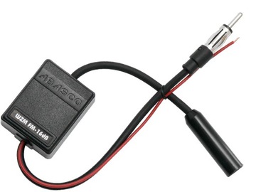 WZMACNIACZ SAMOCHODOWY ANTENY FM MOCNY +16DB 12V