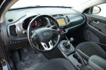 Kia Sportage III SUV 1.6 GDI 135KM 2012 CZARNA ZAREJESTROWANA 1.6GDI 135KM SERWIS NAVI KAMERA ALU GWARANCJA, zdjęcie 18