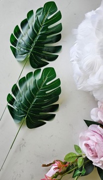 MONSTERA LEAF S02 ИСКУССТВЕННЫЕ ЦВЕТЫ ЛИСТЬЯ дополнение