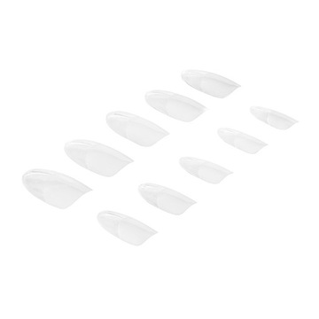 NEONAIL Tipsy elastyczne INVISIBLE FLEXI TIPS - 01 Clear Oval 300 szt.