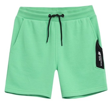 KRÓTKIE SPODENKI CHŁOPIĘCE 4F SZORTY DRESOWE SPORT