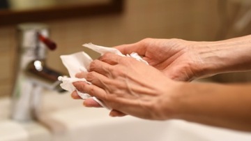 БУМАЖНОЕ КОСМЕТИЧЕСКОЕ ПОЛОТЕНЦЕ BIGS В РУЛОНЕ, 12 ШТ.