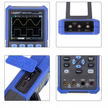МУЛЬТИМЕТРНЫЙ Осциллограф OWON HDS2102S