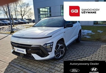 Hyundai Kona I Crossover Facelifting 1.6 T-GDI 198KM 2023 Hyundai Kona Hyundai Kona 1,6 198KM, Salon Polska, N-Line, Gwarancja 2028r.