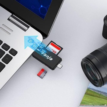 Устройство чтения карт SD/Micro SD, USB-адаптер для карт памяти