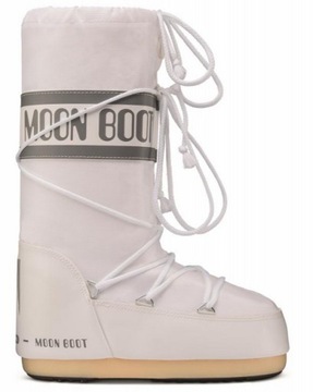 Ciepłe Śniegowce Moon Boot Icon Nylon 006 White r. 39/41