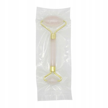 МАССАЖЕР ДЛЯ ЛИЦА, 100% РОЗОВЫЙ ЖАДЕИТ, РОЛИК-РОЗА