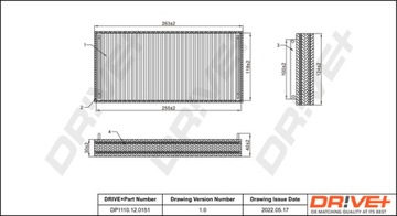 DR!VE+ DP1110.12.0151 FILTR VENTILACE PROSTORU SPOLUJEZDCE