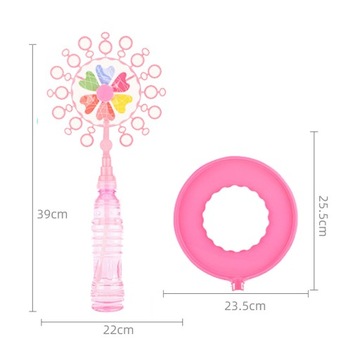 Windmill Bubble Wand Съемный нагнетатель пузырей для компакт-диска