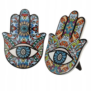 Hamsa Hand Decor Dekoracja biurka Symbol żydowski