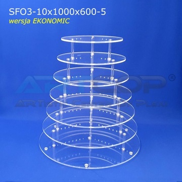 МЕГА тарелка из оргстекла для банкетного печенья,тортов