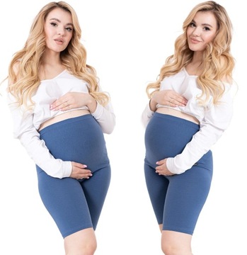 LEGGINSY CIĄŻOWE KOLARKI KRÓTKIE SPODENKI R. 4XL