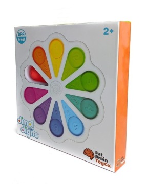 Толстый мозг, игрушка, пузыри, ямочки, цифры