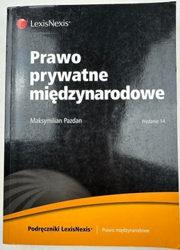 Prawo prywatne międzynarodowe Maksymilian Pazdan