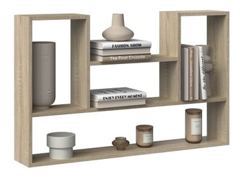 ПОДВЕСНОЙ КНИЖНЫЙ ШКАФ БИЛЬБАО 4P ДУБ СОНОМА