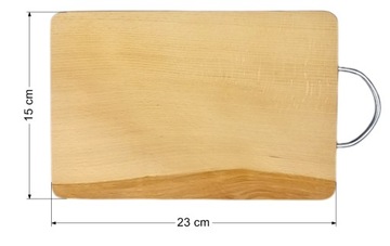 Набор разделочных досок, 4 шт., массив бука, прямоугольной формы, с ручкой