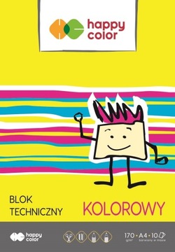 Blok techniczny A4 Happy Color