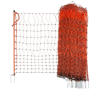 Siatka elektryczna dla drobiu 50m x 112cm pom.