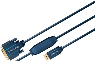 CLICKTRONIC DisplayPort DP - кабель DVI-D (24+1) 3м