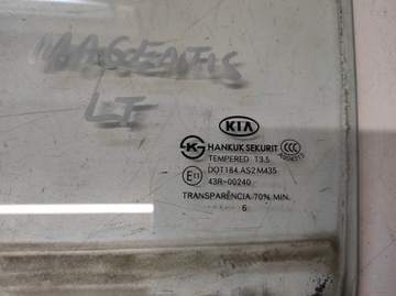 KIA MAGENTIS II 2 05- SKLO (OKNO) LEVÝ ZADNÍ MALÉ