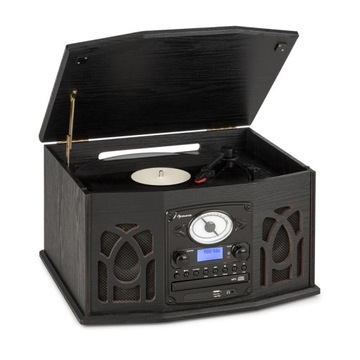 Проигрыватель проигрывателей Auna NR-620 DAB черный