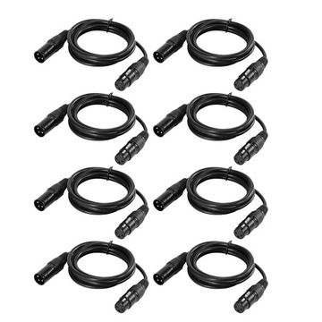 1M/3.3ft XLR Cable DMX Stage Light Cable 3-Pin
