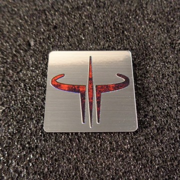 Quake 3 Arena Retro PC naklejka LOGO wypukłe 493e