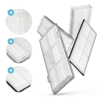 4 HEPA-фильтра для ROBOROCK S7 Max Maxv Ultra, S70, S75, T7S Plus