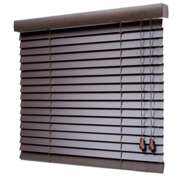 Żaluzje na wymiar CLICKY Flip 50mm Faux Wood PCV 190x110cm