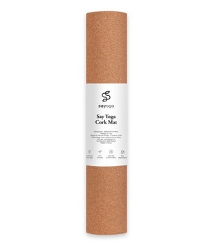 Коврик для йоги Sayoga Cork Mandala